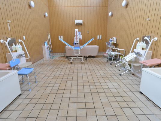 清潔な浴室設備