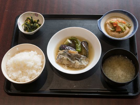 和風の健康的な食事