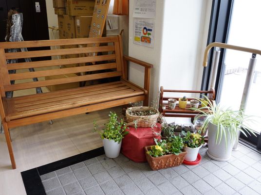 居心地の良いエントランス