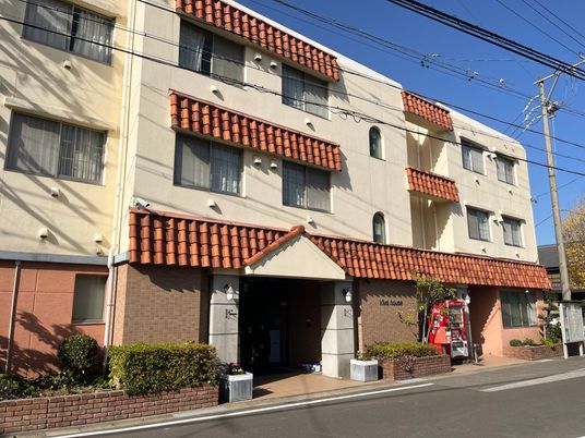 穏やかな外観の施設