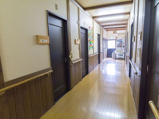 清潔な廊下の様子