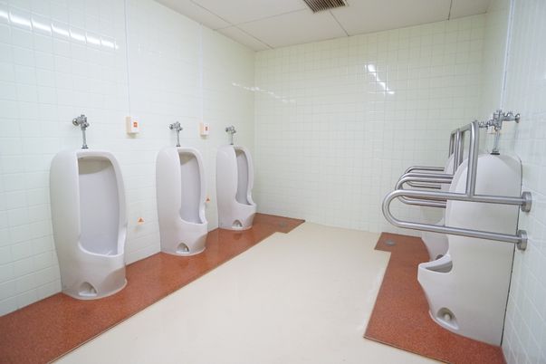 清潔なトイレ設備