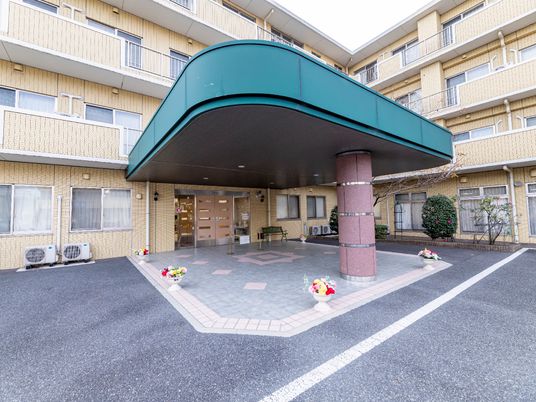 エントランスの先進的デザイン