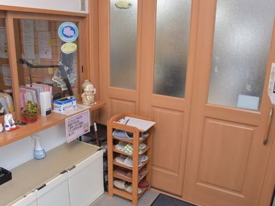 フロントの接客窓口