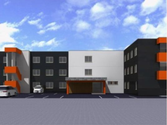 現代的デザインの建物外観