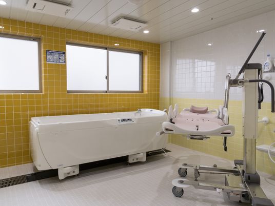  介護用バスタブとリフト  