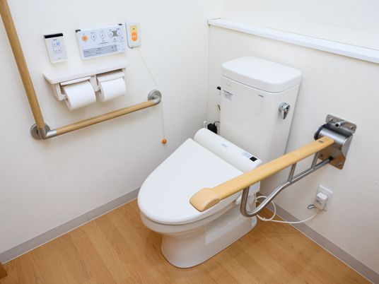 バリアフリー設計のトイレ