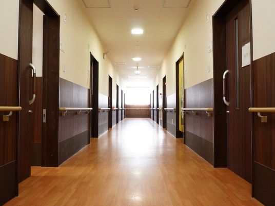 清潔感のある居室廊下