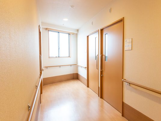 温かみのある廊下