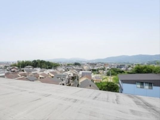景色が見渡せる屋上