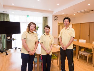 スタッフと共有スペース