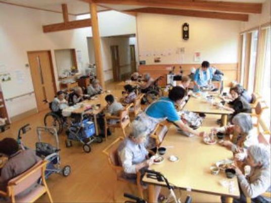 共有スペースでのお茶会