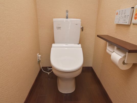 清潔なトイレ設備