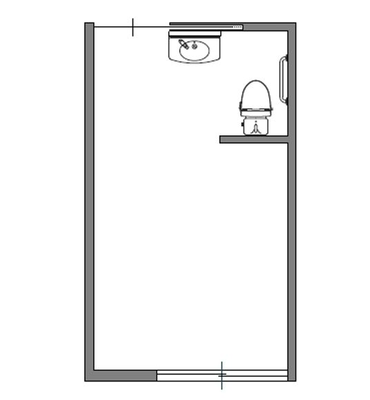 清潔なトイレ空間