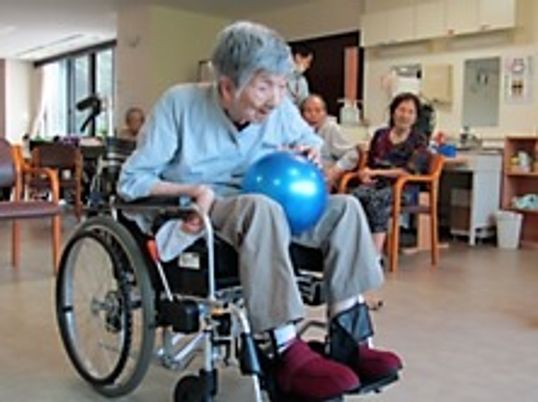 リハビリ活動中の居室