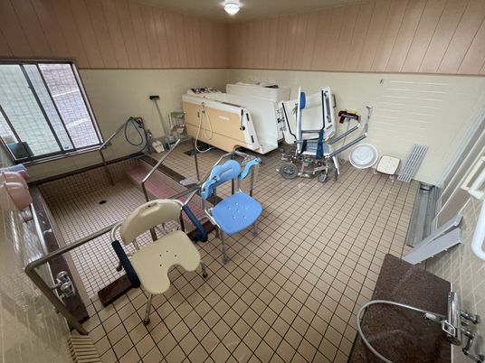 広々とした浴室設備