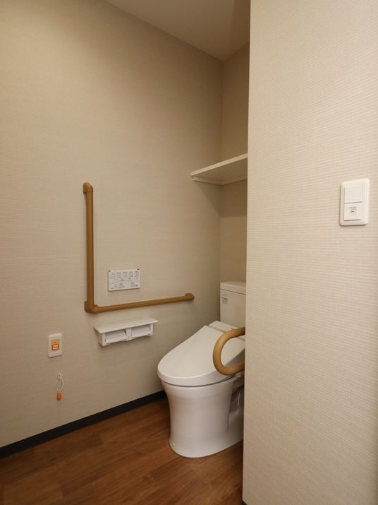 清潔感のあるトイレ空間