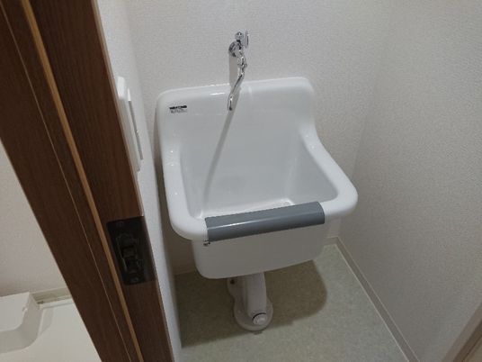 手洗い場と洗面台