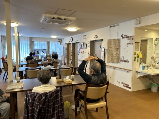 くつろぐリビング