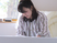 優しい表情のスタッフ居室