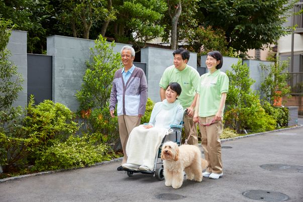 心温まるスタッフと利用者