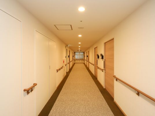 清潔感のある廊下