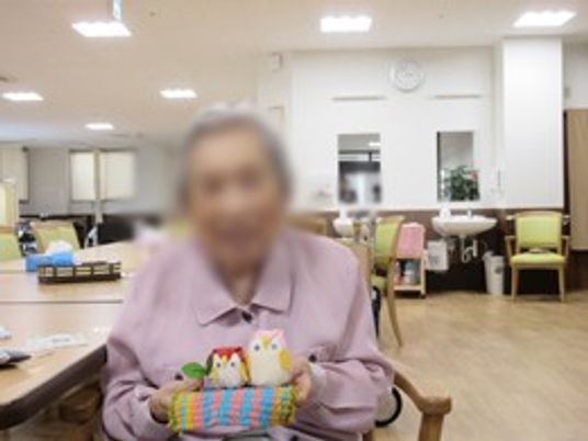 温かな雰囲気の共有スペース