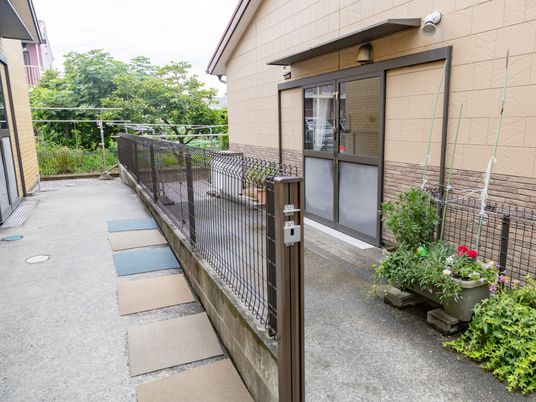 安全な出入り口エントランス