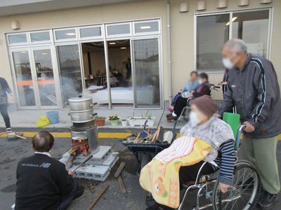 屋外での催し