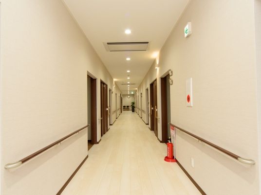 清潔感のある廊下