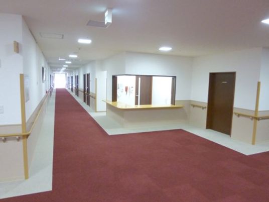 明るい廊下の定点視点