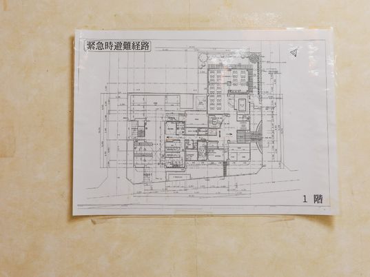 建物の配置図