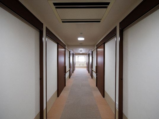 清潔感のある廊下