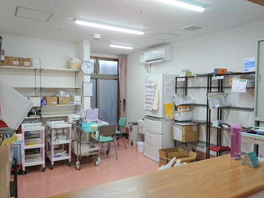 機能訓練室の整理整頓