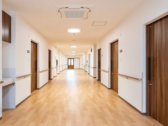 清潔な廊下の風景