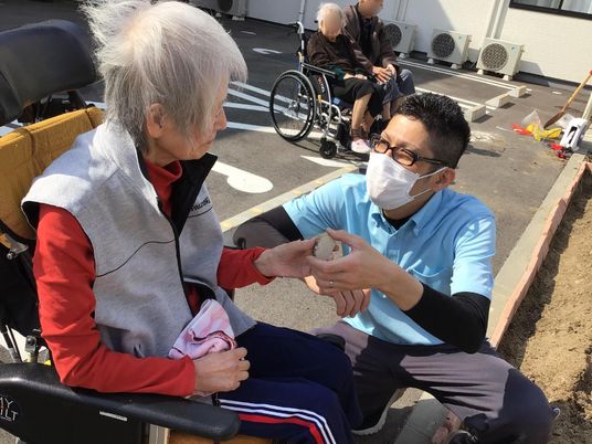 スタッフと利用者の交流