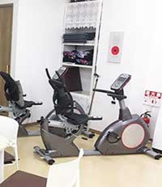 運動機器のある部屋内
