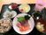 彩り豊かな食事の盛り付け