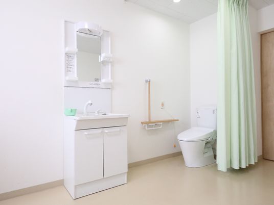 清潔なトイレと洗面台