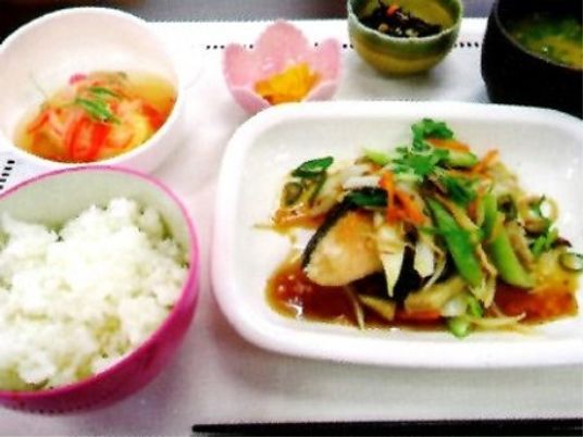 彩り豊かな食事内容