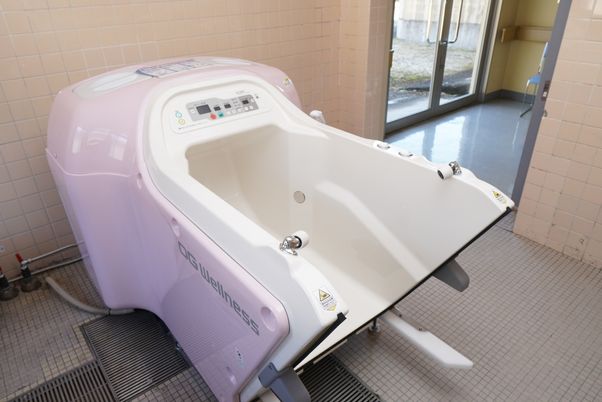 最新の浴室設備