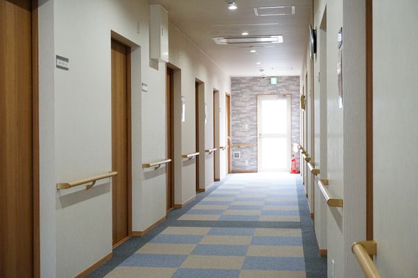 清潔感のある廊下