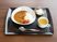 カレーライスとお茶のセット