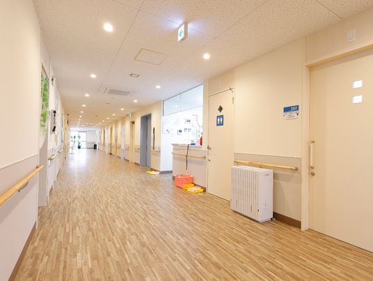 清潔な廊下の様子
