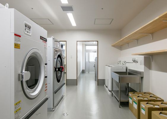 設備が整うコインランドリー