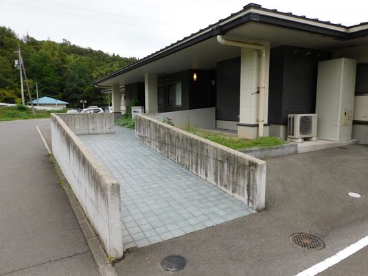 入りやすいエントランス