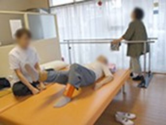 訓練する様子の室内