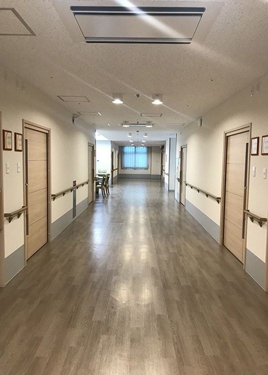 明るい廊下