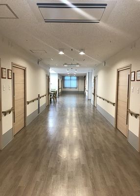 明るい廊下