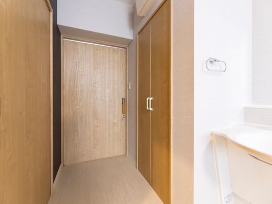 洗面所のある廊下